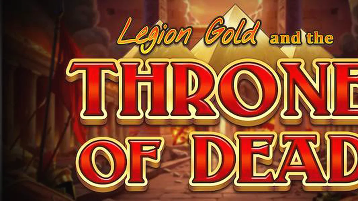 Interface de jogo do slot Legion Gold and the Throne of Dead em um smartphone
